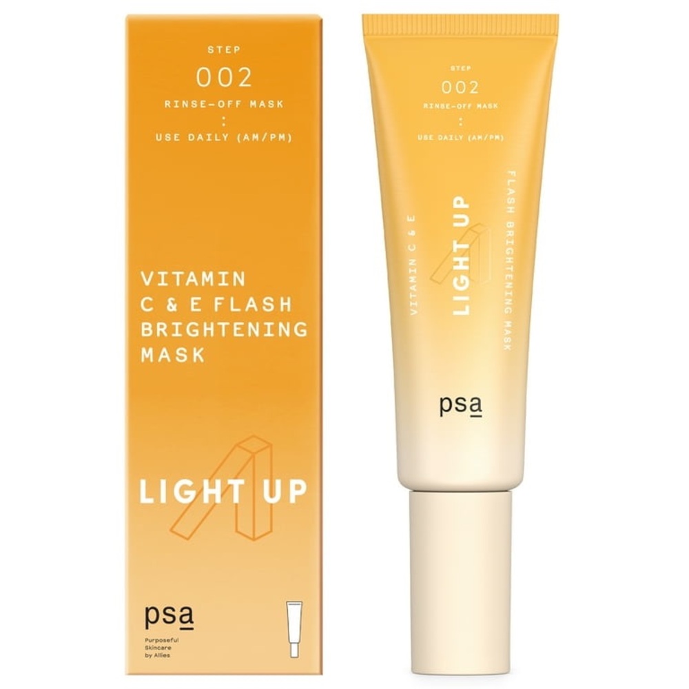 PSA Light Up Vitamin C & E Brightening Mask NIB